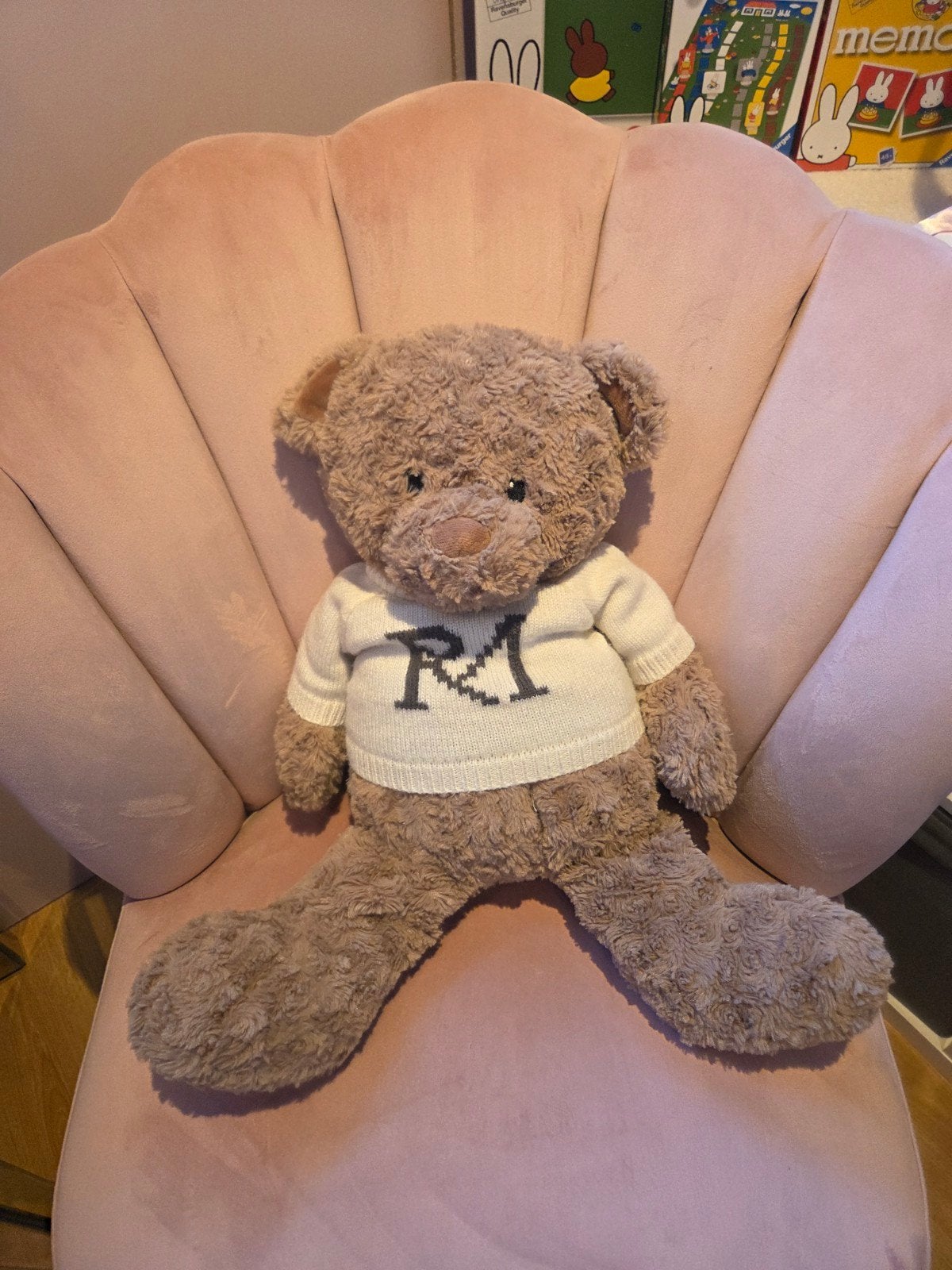 Riviera Maison Teddy Beer - Knuffel met RM trui, Ophalen of Verzenden