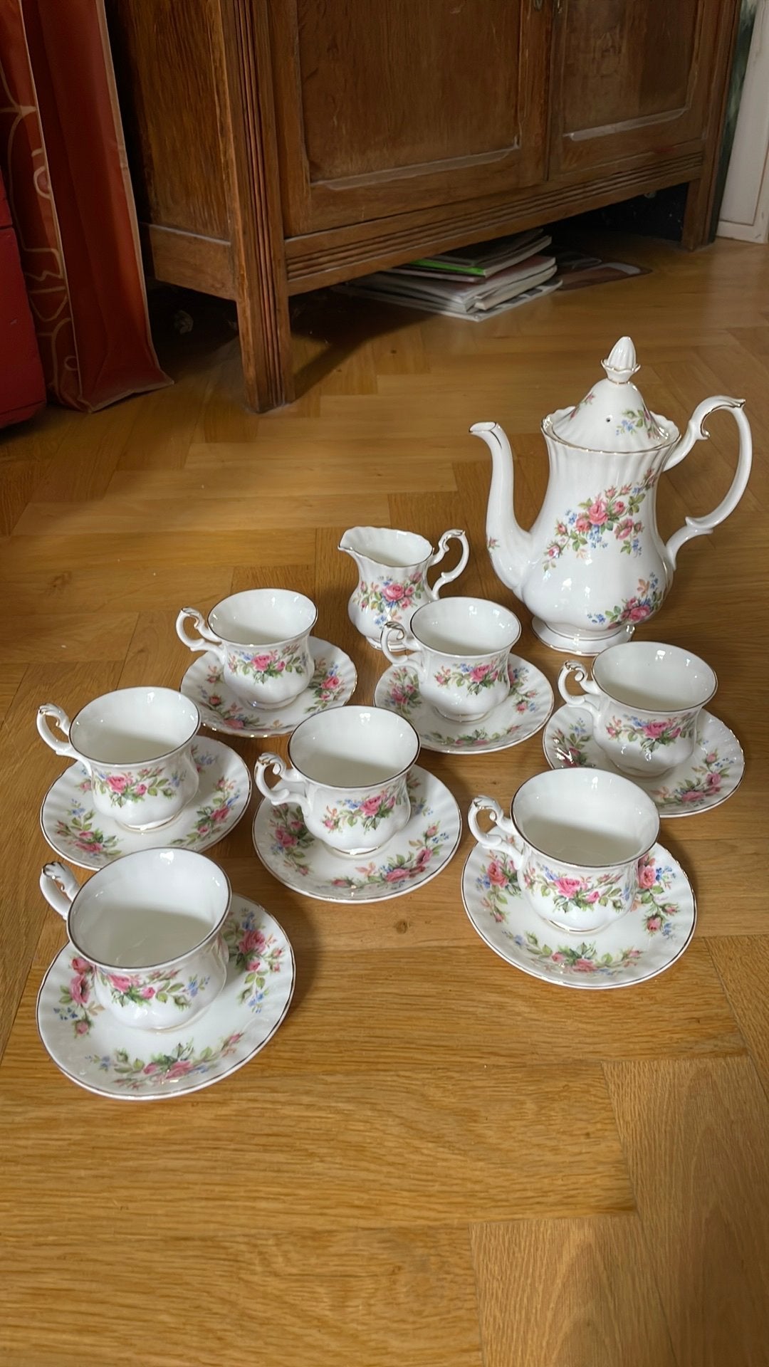 Thee servies, Ophalen