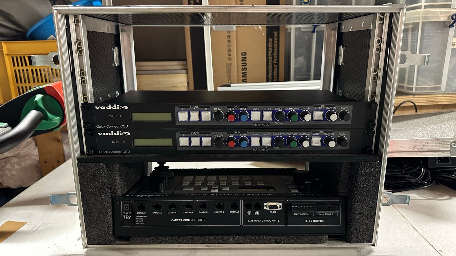 Vaddio Quick-Connect CCU en Precision Camera Controller, Ophalen, Gebruikt, Video