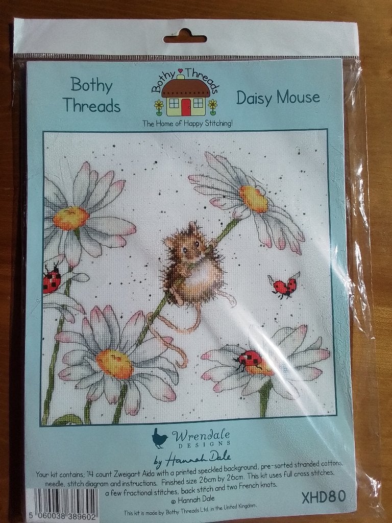 Borduurpakket "Daisy Mouse" van Bothy Threads, Ophalen of Verzenden, Nieuw, Borduurpakket