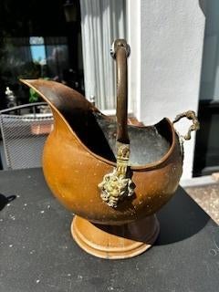 Koperen kolen kit, Antiek en Kunst, Antiek | Koper en Brons, Ophalen of Verzenden, Koper