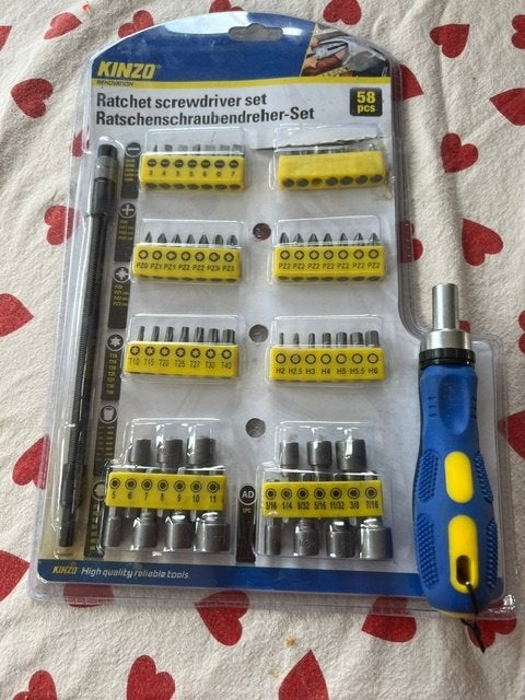 bitset 58-delig, Ophalen of Verzenden, Nieuw, Gereedschapsset
