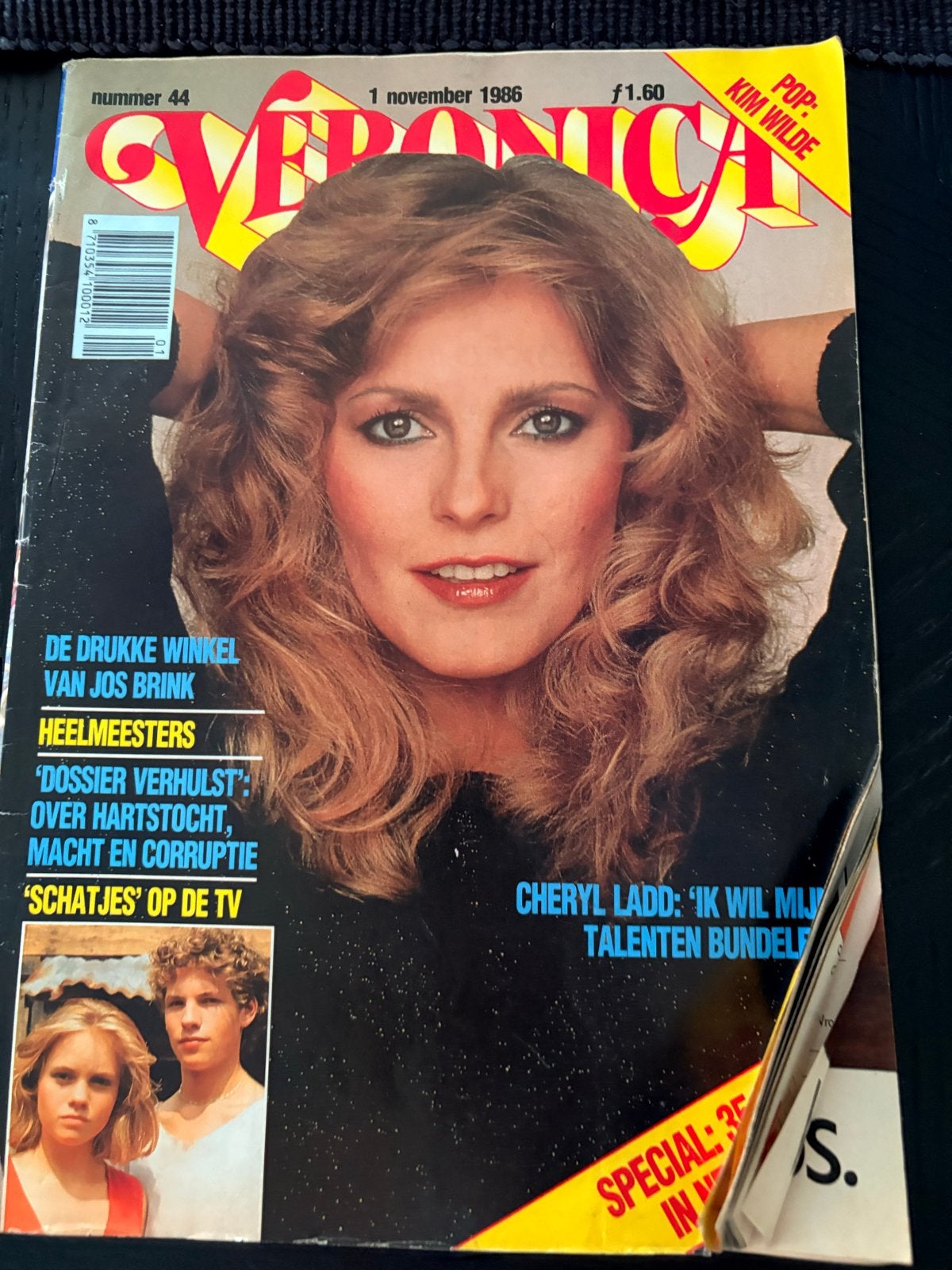 Veronica Gids 44 - 1986 - Cheryl Ladd, Boeken, Ophalen of Verzenden, Gelezen, Muziek, Film of Tv