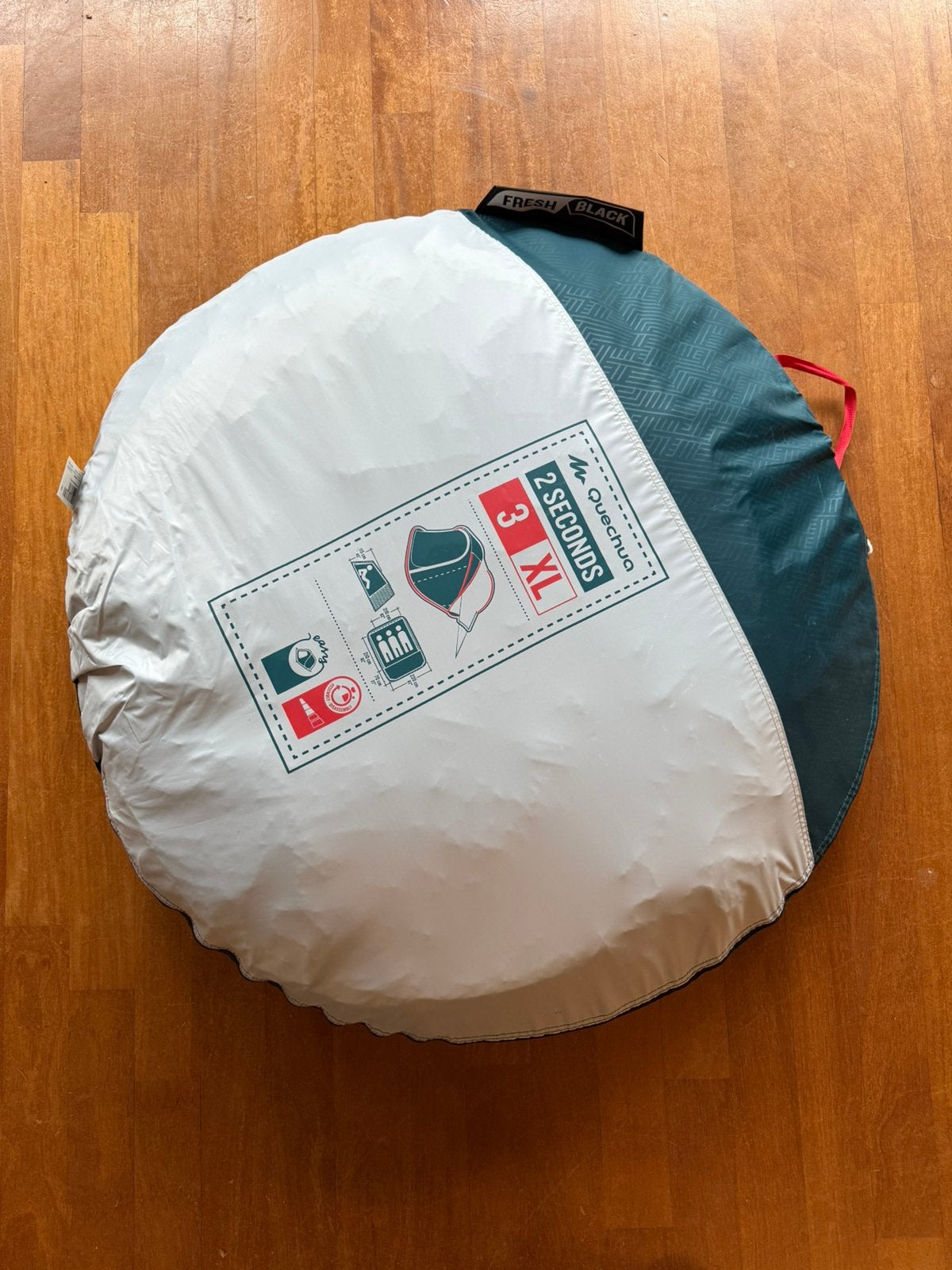 Quechua 2 Seconds 3 XL Fresh & Black, Ophalen, Zo goed als nieuw, Tot en met 3