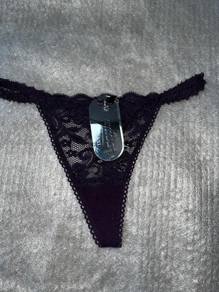 Tanga slipje, nieuw, M, met kaartje, paars, Ophalen of Verzenden, Paars, Slip