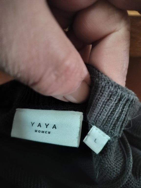 Vest donkergrijs Yaya mt L Vaste prijs, Maat 42/44 (L), Ophalen of Verzenden, Zo goed als nieuw, Yaya