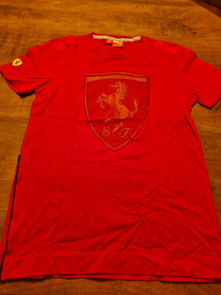 Mooi shirt van puma Ferrari Maat S, Ophalen of Verzenden, Zo goed als nieuw, Rood