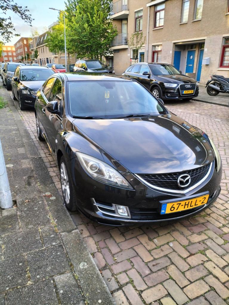 Mazda 6 2.0 Sport Hatchback 2009 Zwart, Auto's, Mazda, Voorwielaandrijving, 4 cilinders, Zwart, Handgeschakeld