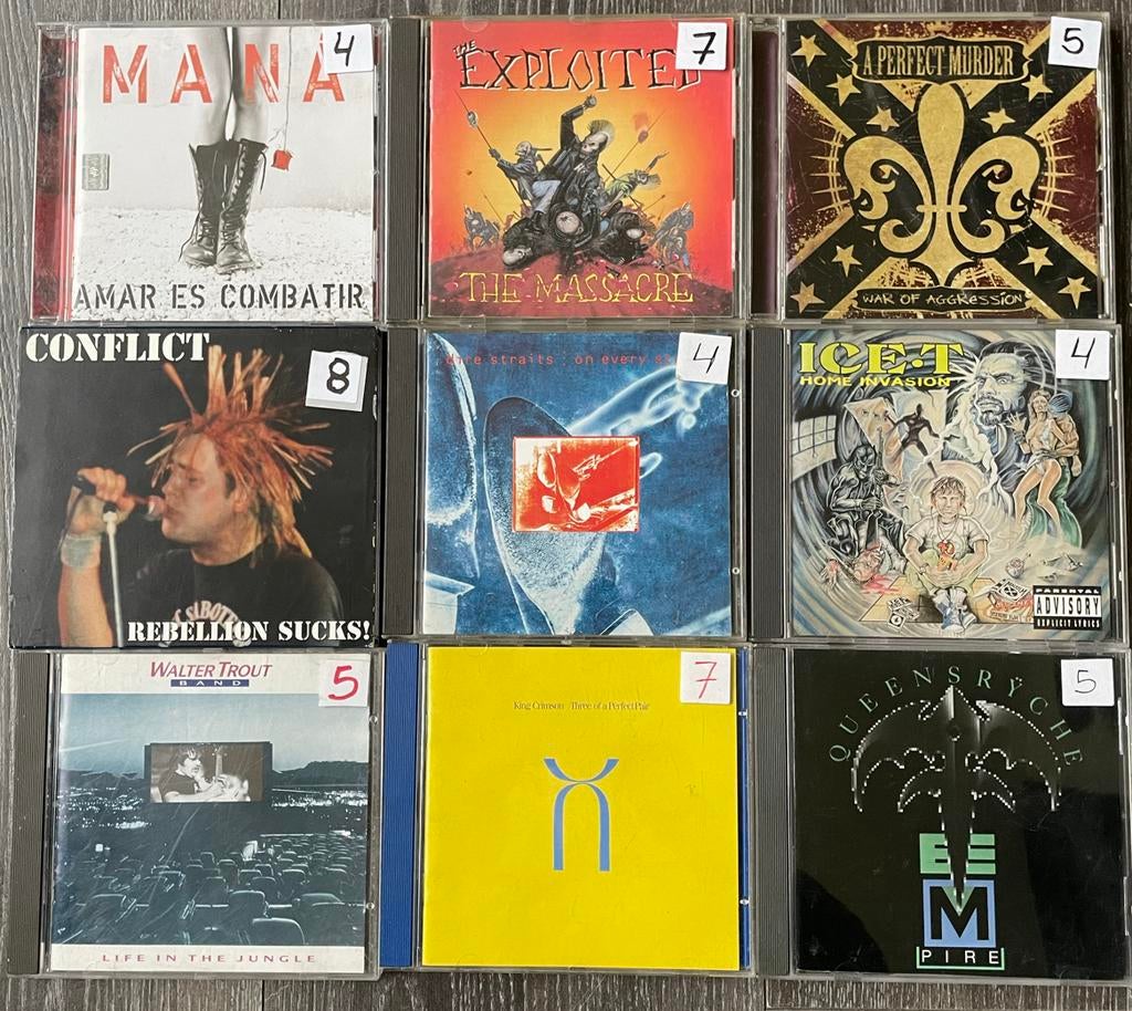 CD’s te koop punk, metal, hardrock etc, Cd's en Dvd's, Cd's | Overige Cd's, Ophalen of Verzenden