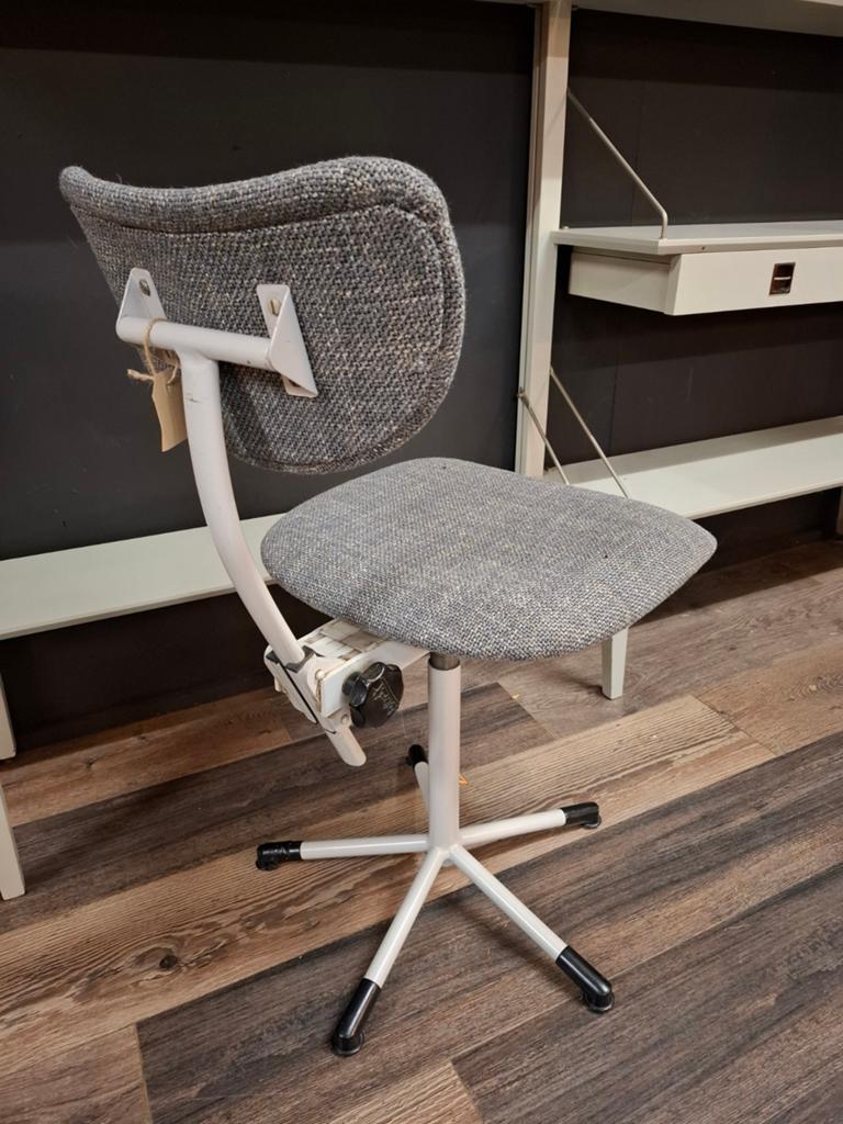 Vintage De Wit bureaustoel design stoel mid century, Ophalen, Zo goed als nieuw, Bureaustoel, Schiedam