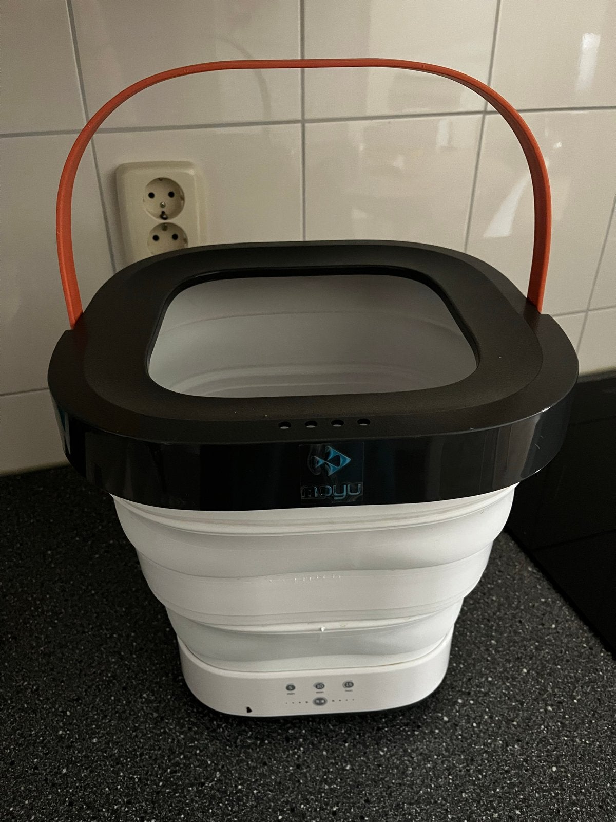 Compacte opvouwbare camping wasmachine - Moyu, Ophalen, Minder dan 1200 toeren, Minder dan 85 cm, Minder dan 4 kg