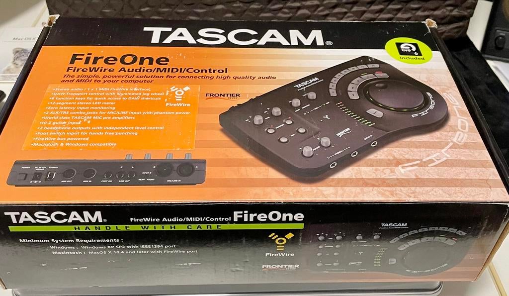 TASCAM FireOne FireWire Audio/MIDI/Control Interface, Computers en Software, Geluidskaarten, Ophalen of Verzenden, Extern, Tascam