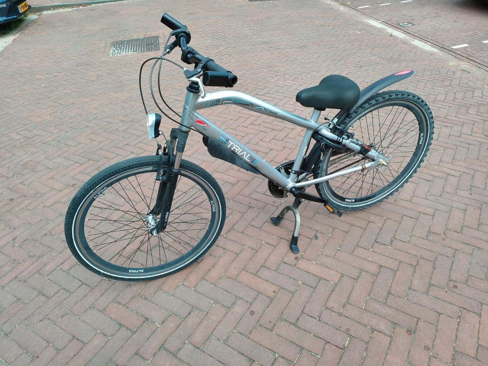 Alpina trial fiets 26 inch met 3 versnelling, Fietsen en Brommers, Terugtraprem, Versnellingen, Zo goed als nieuw, Alpina Trial