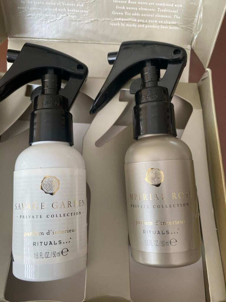 Rituals Parfum d'Interieur Savage Garden & Imperial Rose, Ophalen of Verzenden, Nieuw, Meerkleurig, Glas