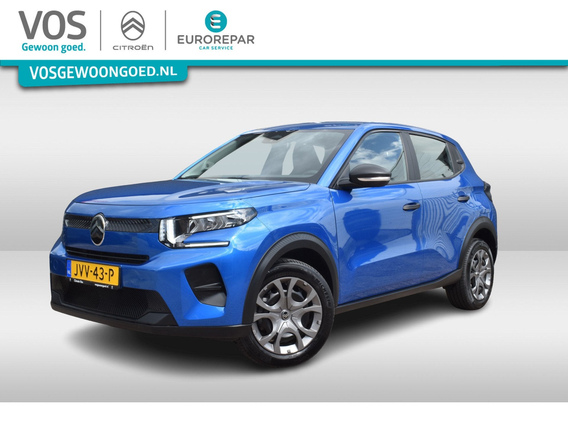 Citroën C3 Turbo 100pk You Airco | Parkeerhulp | Cruise con, Voorwielaandrijving, 1199 cc, Blauw, Parkeersensor
