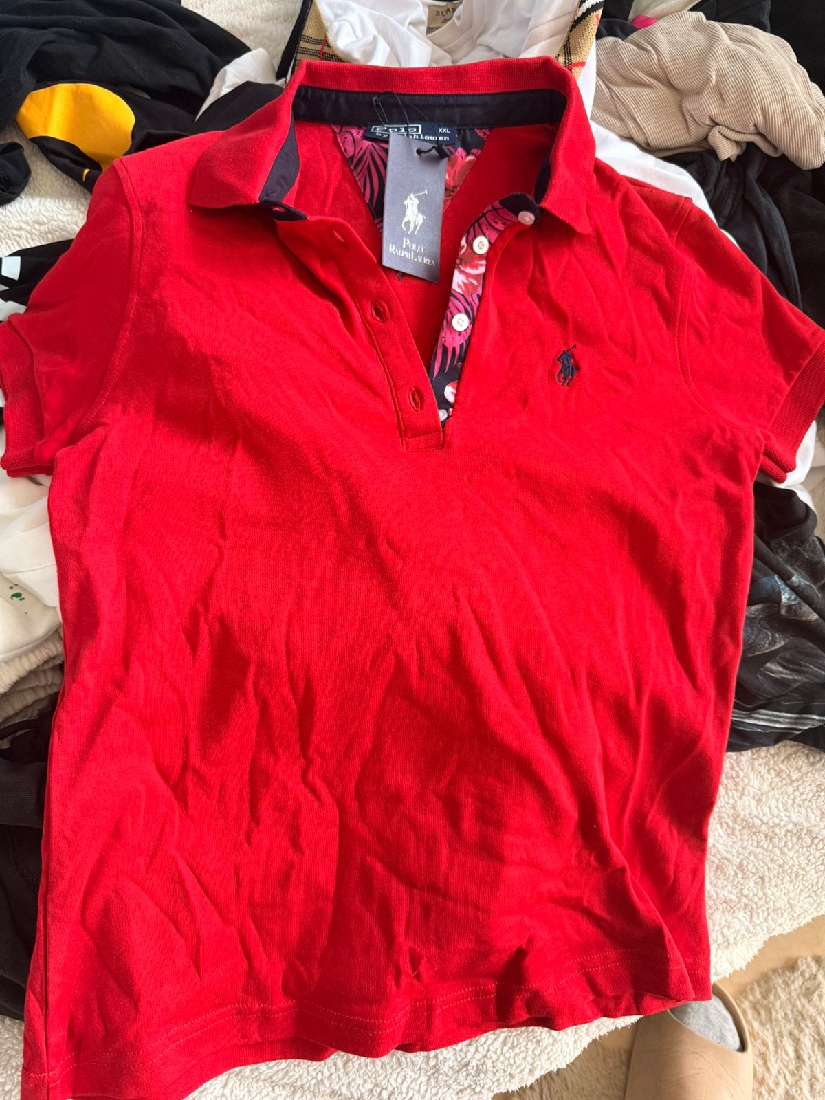 Polo Ralph Lauren Nieuw maat xs of xxl kids, Ophalen of Verzenden, Zo goed als nieuw, Maat 46 (S) of kleiner, Rood