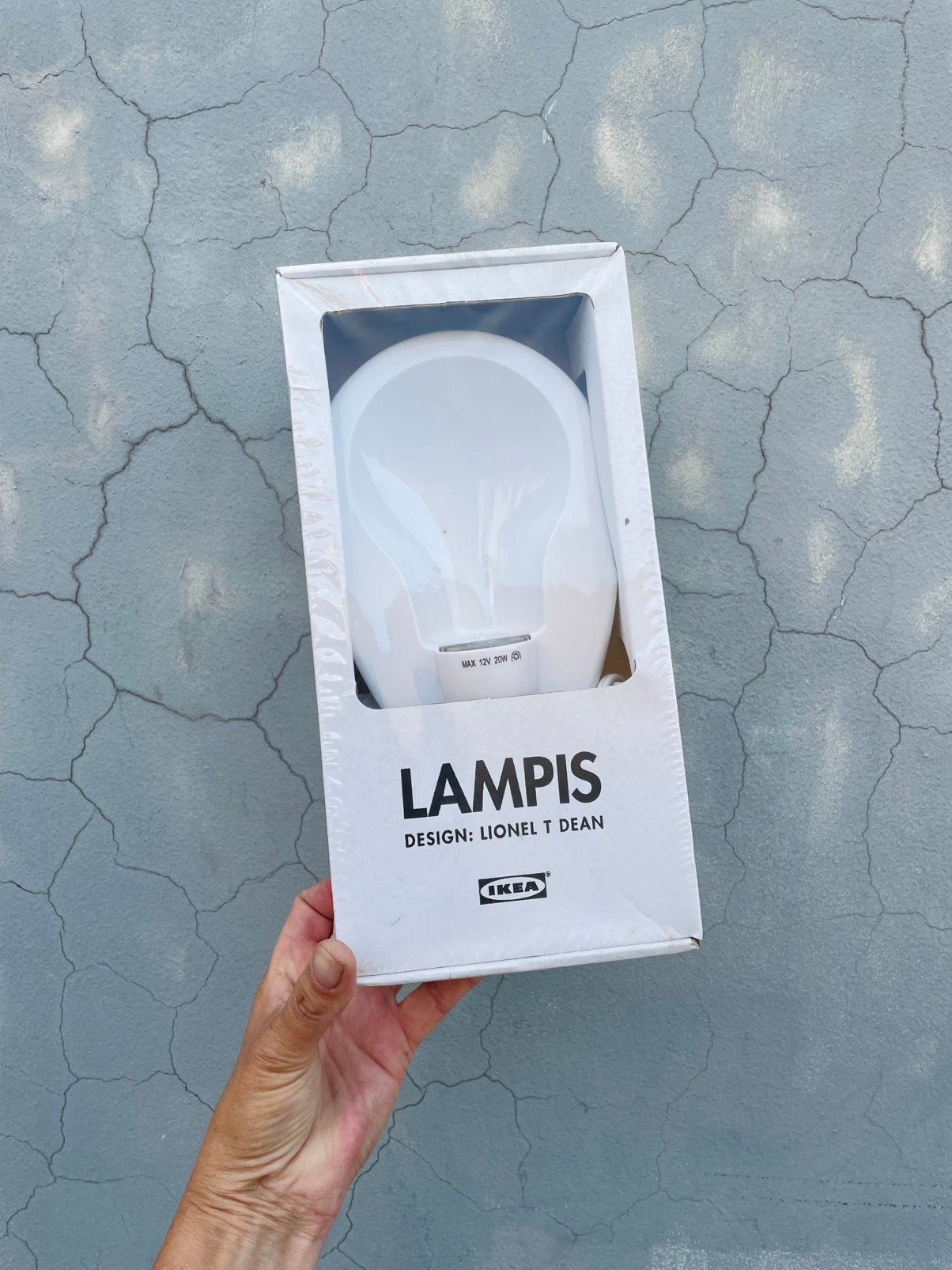 1995 IKEA LAMPIS Pop Art Wandlamp van Lionel T. Dean, Huis en Inrichting, Lampen | Wandlampen, Kunststof, Met schakelaar, IKEA