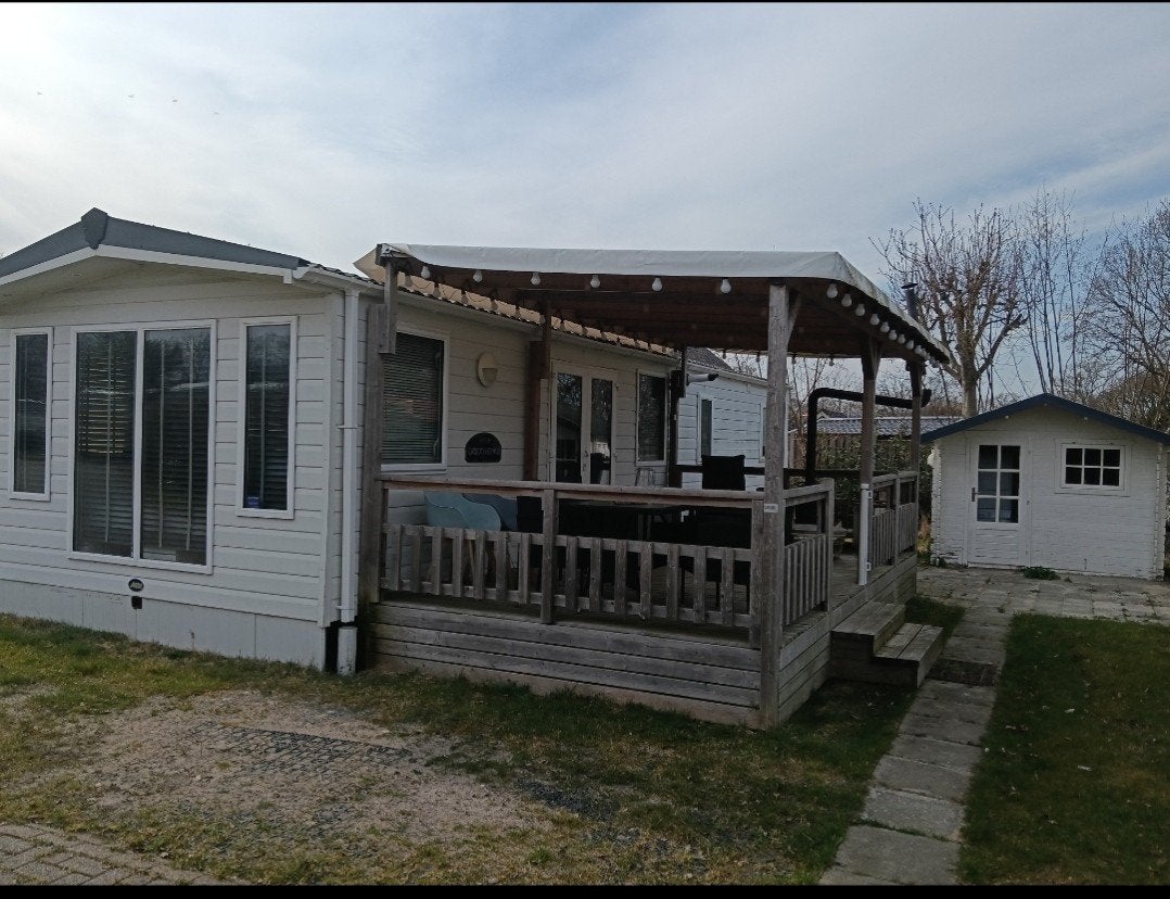 Chalet/stacaravan Den ham omgeving Ommen., Tot en met 4