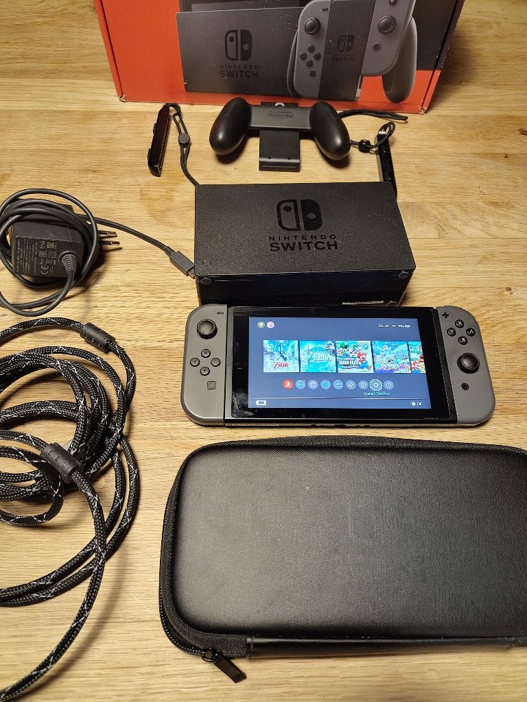 Nintendo Switch, Ophalen, Gebruikt, Met 2 controllers, Switch Original
