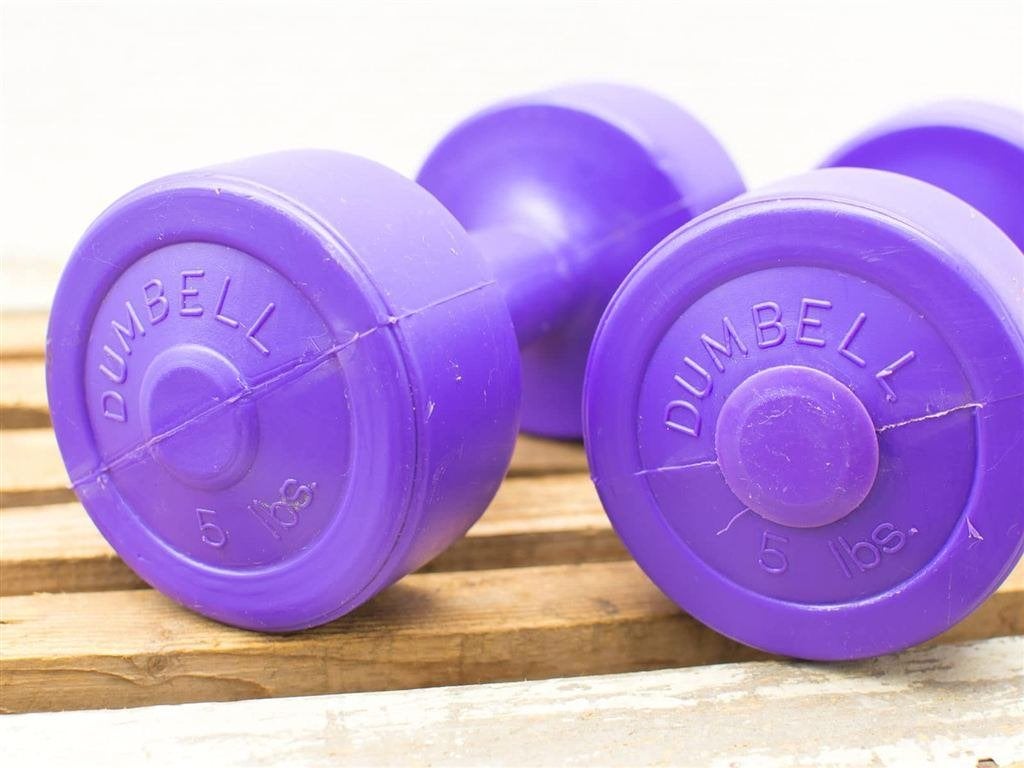 Dumbell fitness 5 Lbs 9-1-24 14942, Ophalen of Verzenden, Gebruikt, Dumbbell