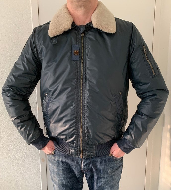 PME LEGEND MA-1 Flight Bomber Bomberjack maat XL NIEUWSTAAT, Kleding | Heren, Blauw, Ophalen of Verzenden, PME Legend, Maat 56/58 (XL)