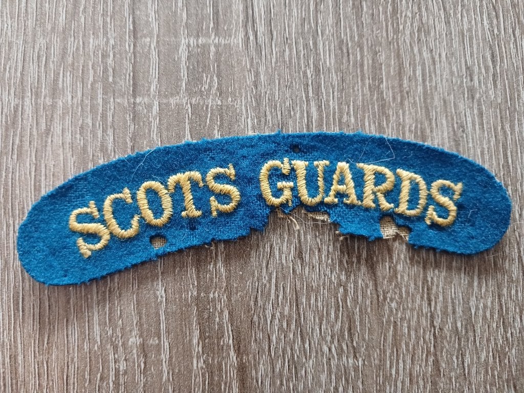 Schouderembleem Scotts Guards, Verzamelen, Ophalen of Verzenden, Landmacht, Engeland, Embleem of Badge