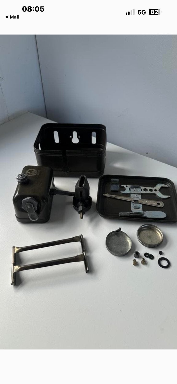 Enders benzine brander 1961 militaire uitvoering, Caravans en Kamperen, .com, .com, Ophalen of Verzenden, Zo goed als nieuw