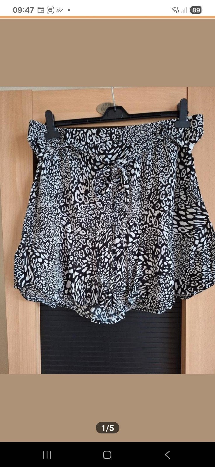 MS Mode Skort maat 50, Zwart, Maat 46/48 (XL) of groter, Ophalen of Verzenden, Zo goed als nieuw