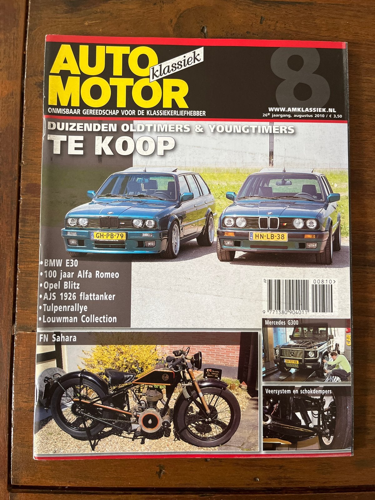 AMK: BMW E30, 100 jaar Alfa Romeo, de Mercedes G 300 TD, Boeken, Ophalen of Verzenden, Gelezen, Algemeen