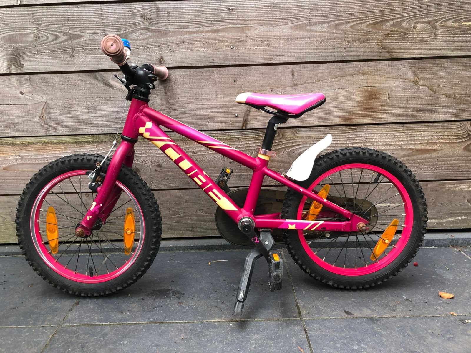 Cube mountainbike 16 inch, Ophalen, Gebruikt, Velgrem, 16 tot 20 inch