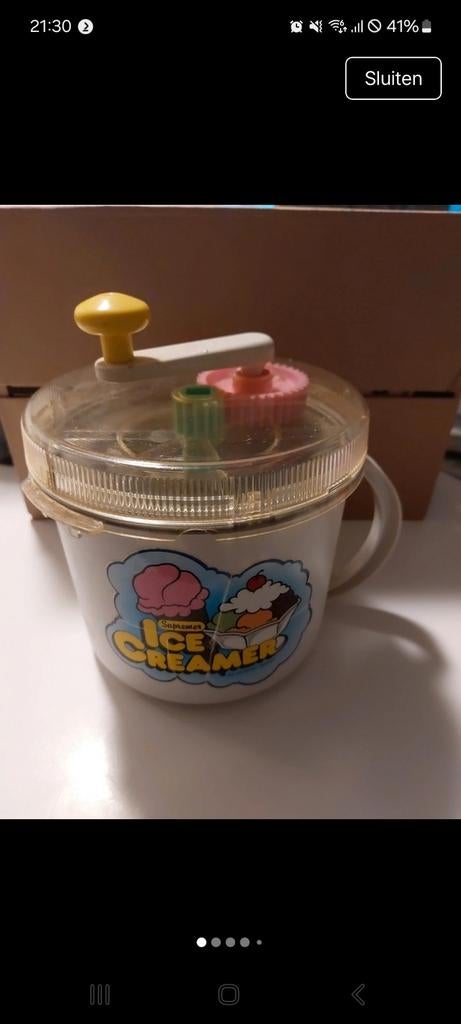 VTG Nordic Ware Supremer IJsmachine met Handslinger, Ophalen of Verzenden, Gebruikt, Koelelement