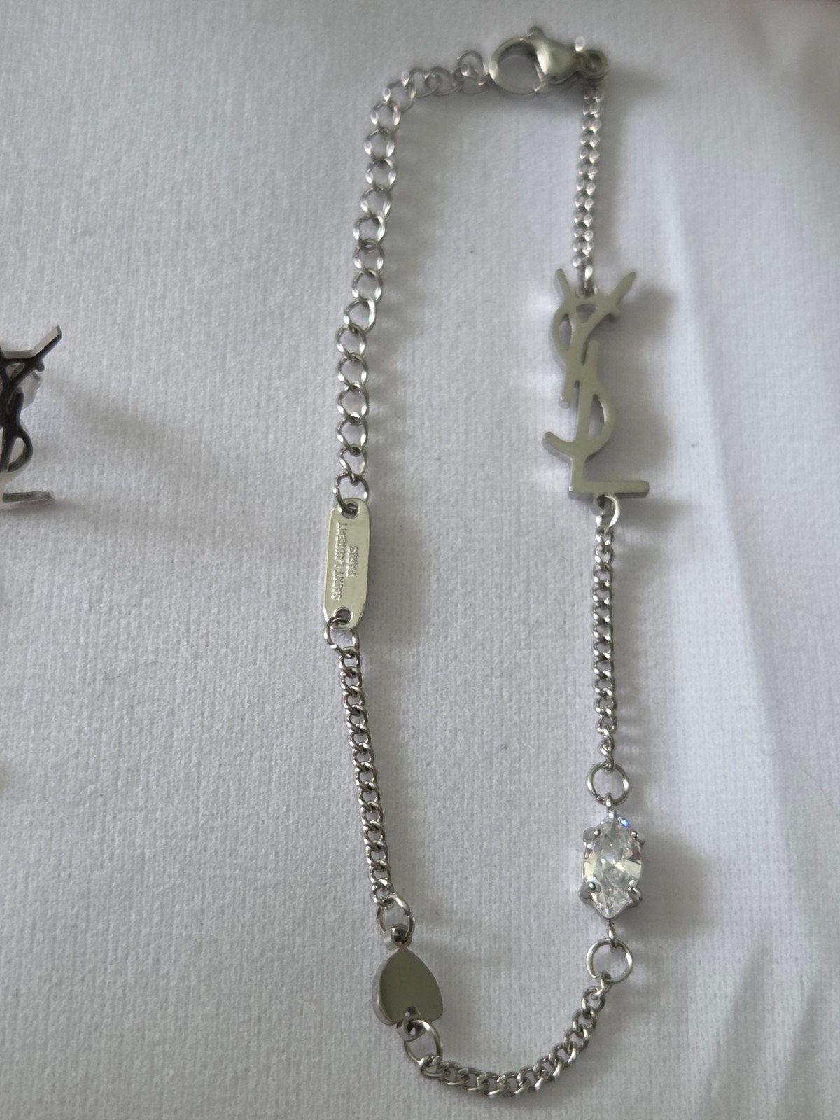 YSL armband, Staal, Nieuw, Ophalen of Verzenden, Zilver
