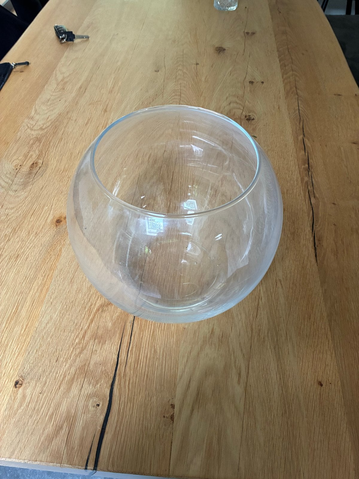 Glazen vissenkom, Ophalen of Verzenden, Leeg aquarium