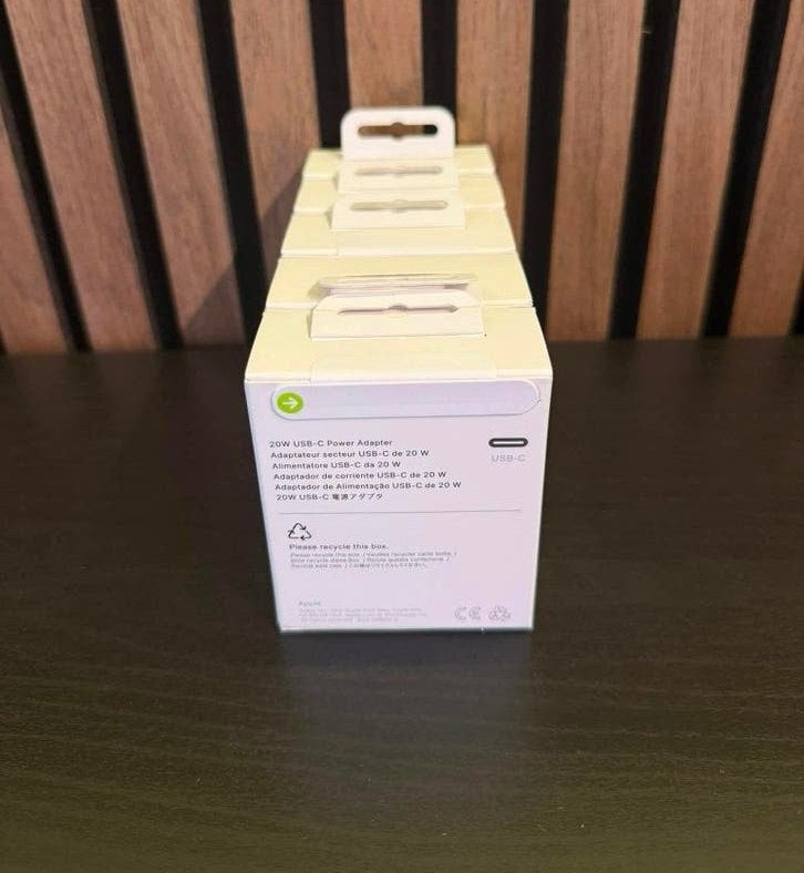 5x Originele Apple 20W Adapter + 60W USB-C Kabel (1 Meter), Telecommunicatie, Mobiele telefoons | Telefoon-opladers, USB-C, Adapter