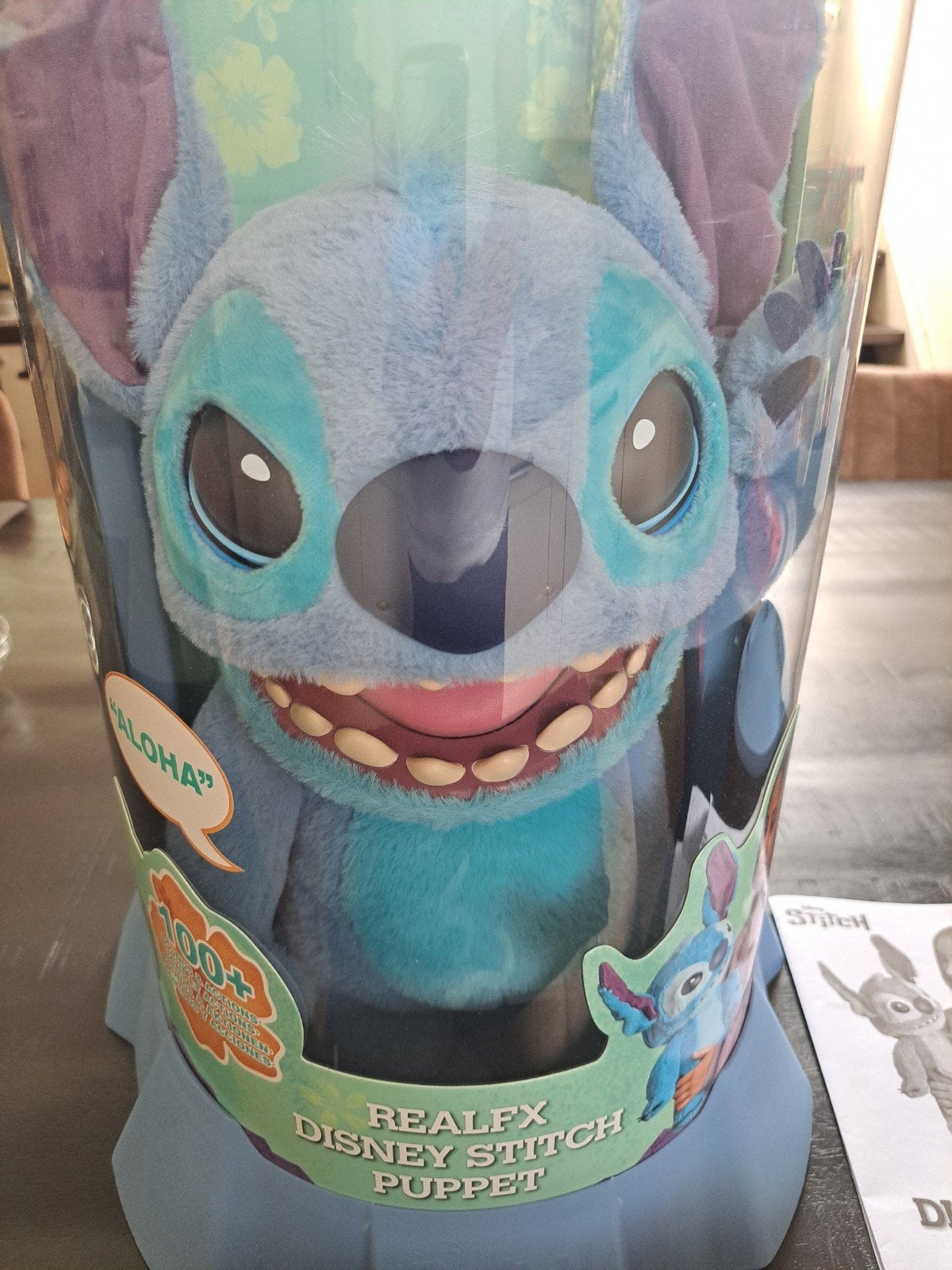 RealFX Disney Stitch Puppet - Interactieve Pratende Stitch, Kinderen en Baby's, Speelgoed | Knuffels en Pluche, Disney, Disney