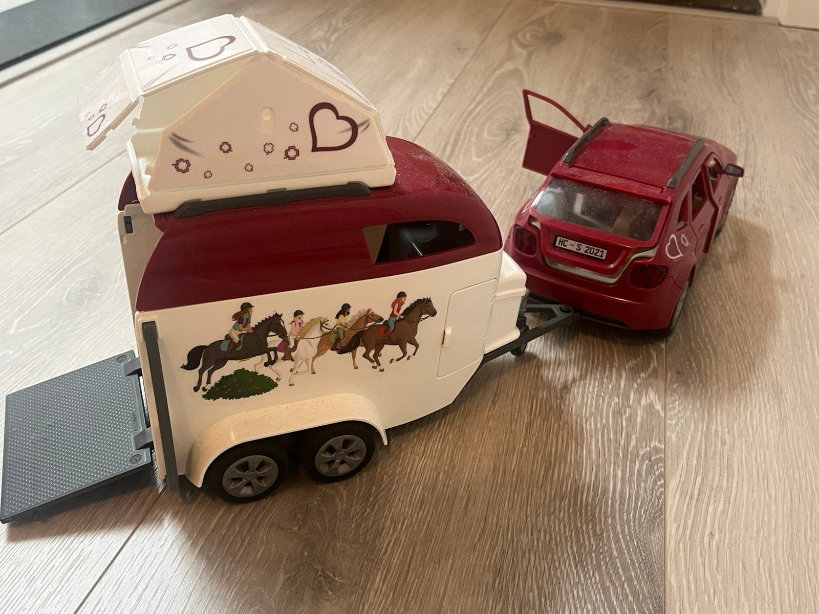Schleich pasrdentrailer, Ophalen, Zo goed als nieuw