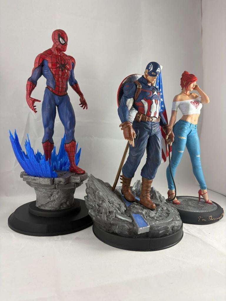 Marvel actie figuren - handgeschilderd, Ophalen, Nieuw