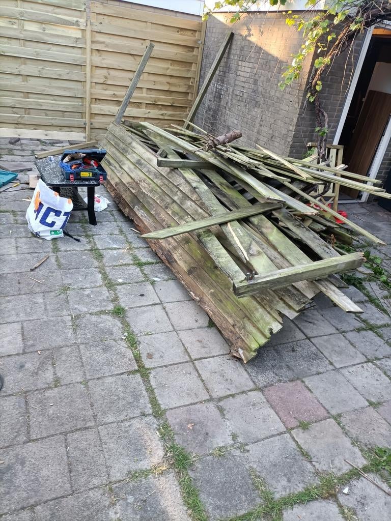 Gratis af te halen: Gebruikt schuttinghout, Ophalen of Verzenden, Gebruikt, Hout