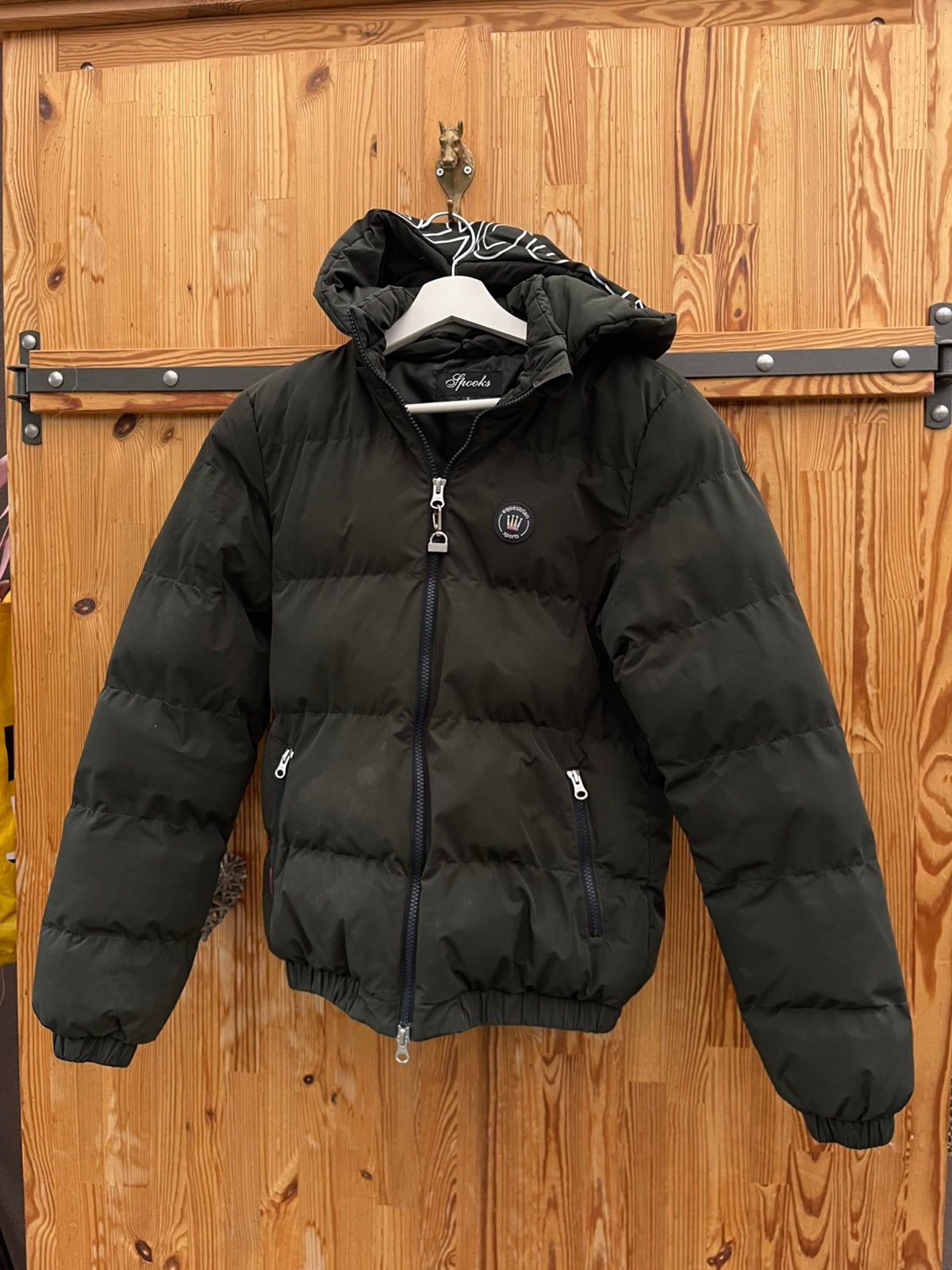 Spooks Equestrian winterjas, maat S, Ophalen of Verzenden, Zo goed als nieuw, Zwart