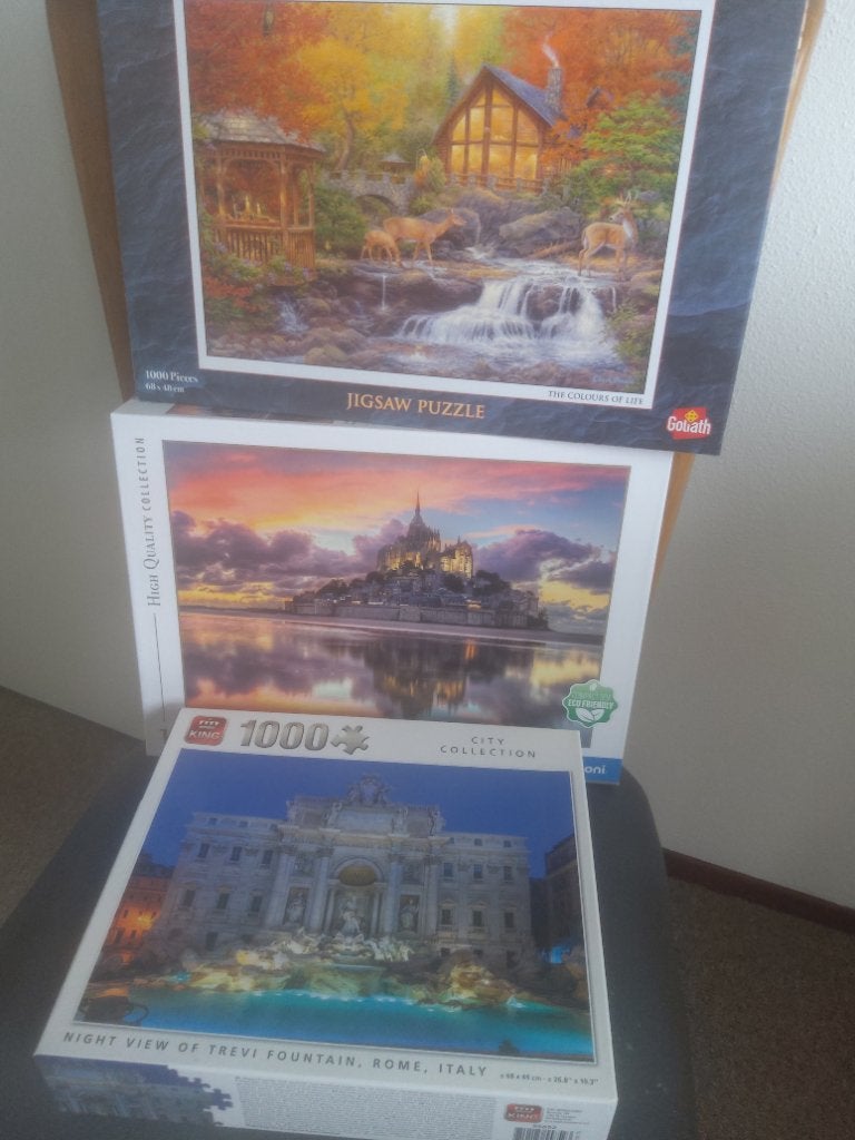 Legpuzzels, Hobby en Vrije tijd, Denksport en Puzzels, Ophalen, 500 t/m 1500 stukjes, Zo goed als nieuw, Legpuzzel