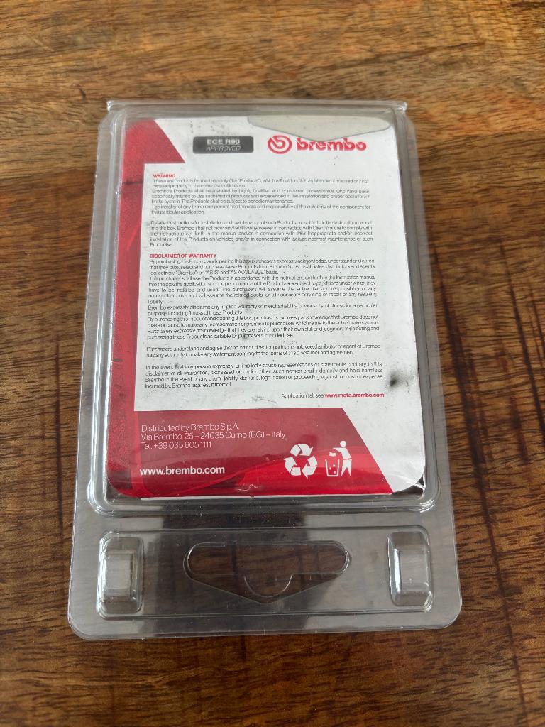 Brembo remblokken achter voor bmw r1250 gs  r1200gs, Motoren, Ophalen of Verzenden, Nieuw