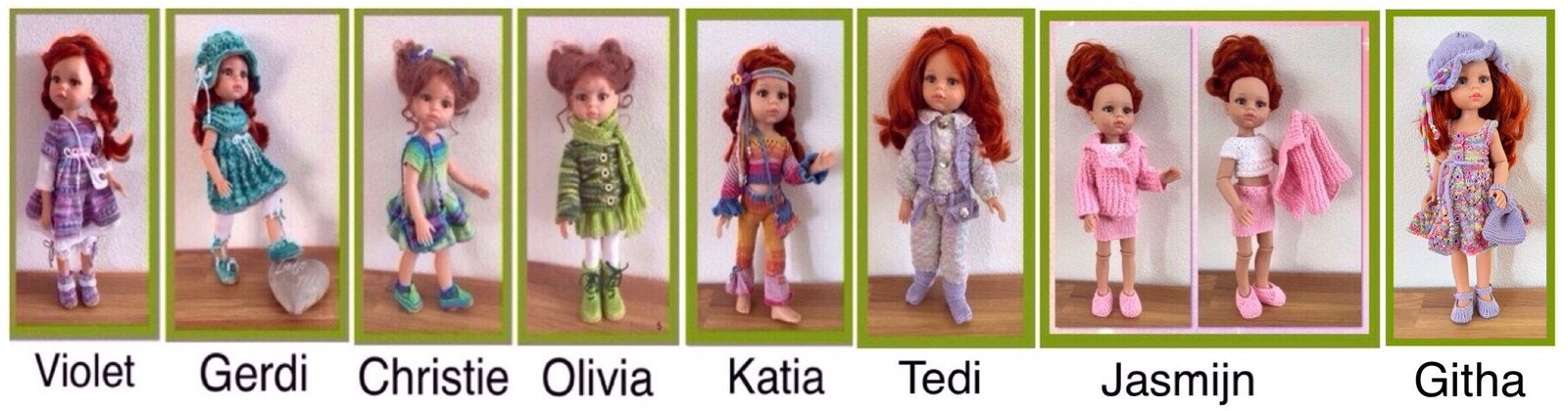 Paola Reina stapop (32cm) brei en haakpatronen, p. set €3,50, Ophalen of Verzenden, Nieuw