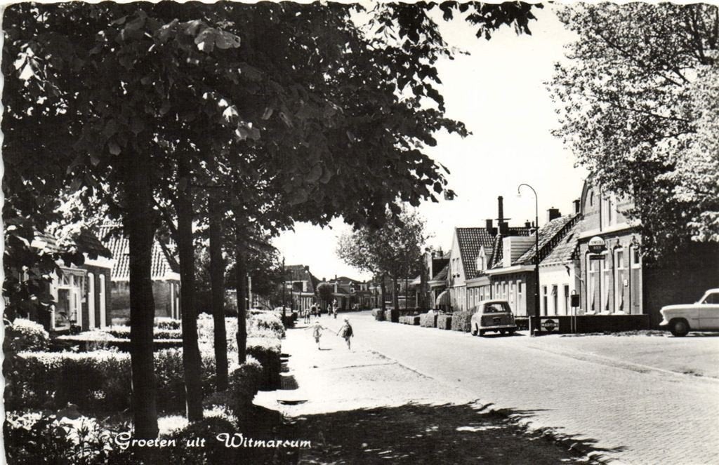 Groeten uit Witmarsum - dorpsgezicht - ongelopen, Verzamelen, Ophalen of Verzenden, 1960 tot 1980, Ongelopen, Friesland