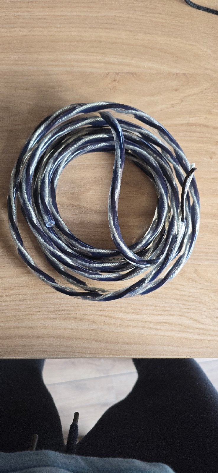 2m Koper Vrije Luidsprekerkabel voor Zware Subs, Ophalen of Verzenden, Gebruikt, 2 tot 5 meter, Luidsprekerkabel