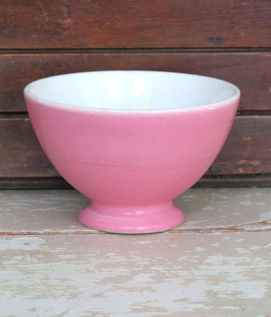 Oude spoelkom BFK – roze, Antiek en Kunst, Antiek | Servies los, Ophalen of Verzenden