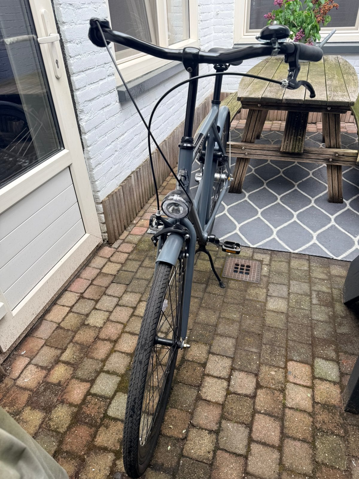 Veloretti Caféchaser 57Cm Gun Metal Grey – Zo goed als nieuw, Fietsen en Brommers, Terugtraprem, Versnellingen, Zo goed als nieuw