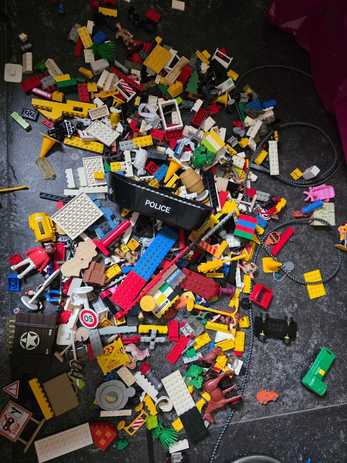 Grote partij diverse LEGO onderdelen en figuren, Kinderen en Baby's, Speelgoed | Duplo en Lego, Gebruikt, Lego, Ophalen of Verzenden