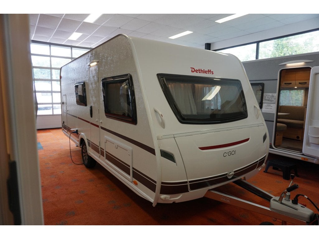 Dethleffs C'Go 495 QSK incl. As 1700, voorraam, Caravans en Kamperen, Standaardzit, Bedrijf, Dwarsbed, Dethleffs
