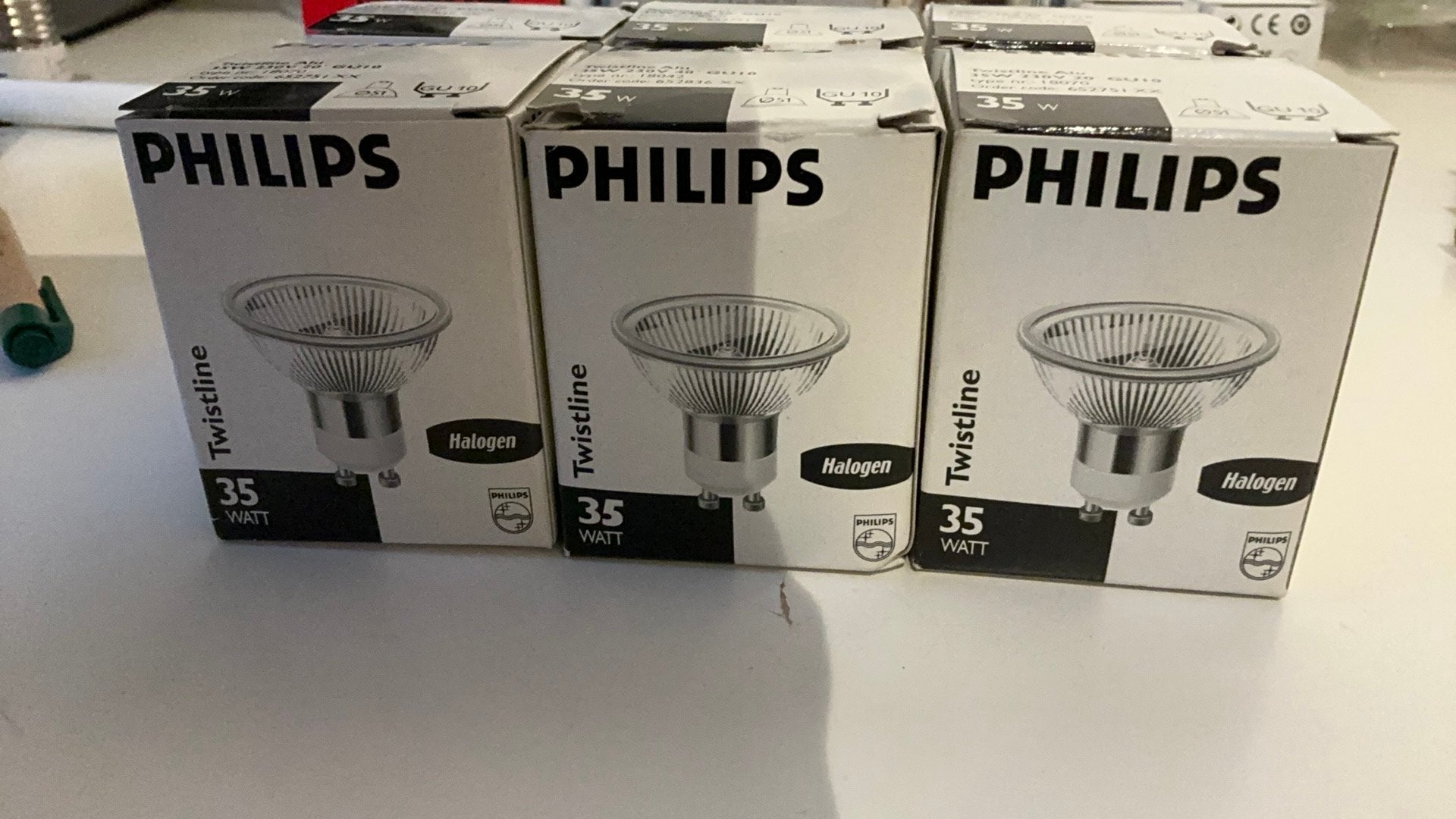 Philips halogeen lamp 35 watt  Gu10, GU10, Nieuw, Ophalen of Verzenden, Halogeenlamp