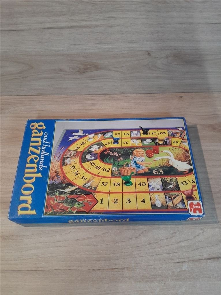 Oud hollands ganzenbord - s6193, Verzenden, Zo goed als nieuw